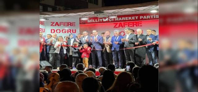 MHP Erbaa İlçe Teşkilatı Yeni Hizmet Binası Açılşı Yapıldı.